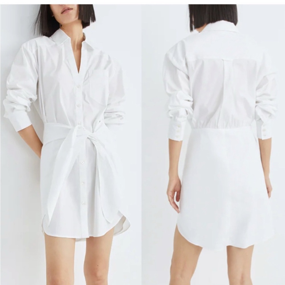 Veronica Beard Roanoke Crisp White Mini Dress sz 4